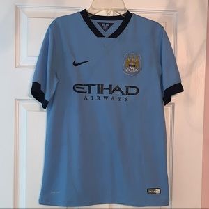 Manchester City Kun Aguero Jersey - Youth XL